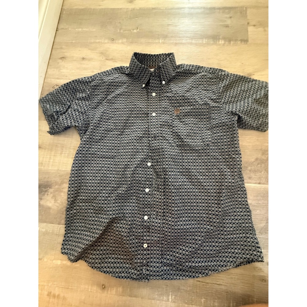 CINCH Men's Western Short Sleeve Button-Up Shirt – Size Small